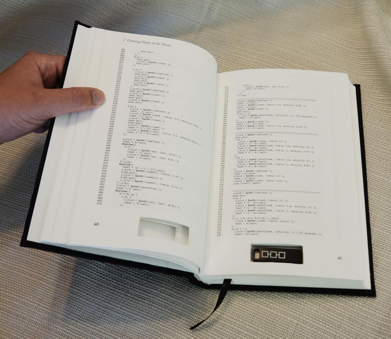 Photo of the Steganography book.